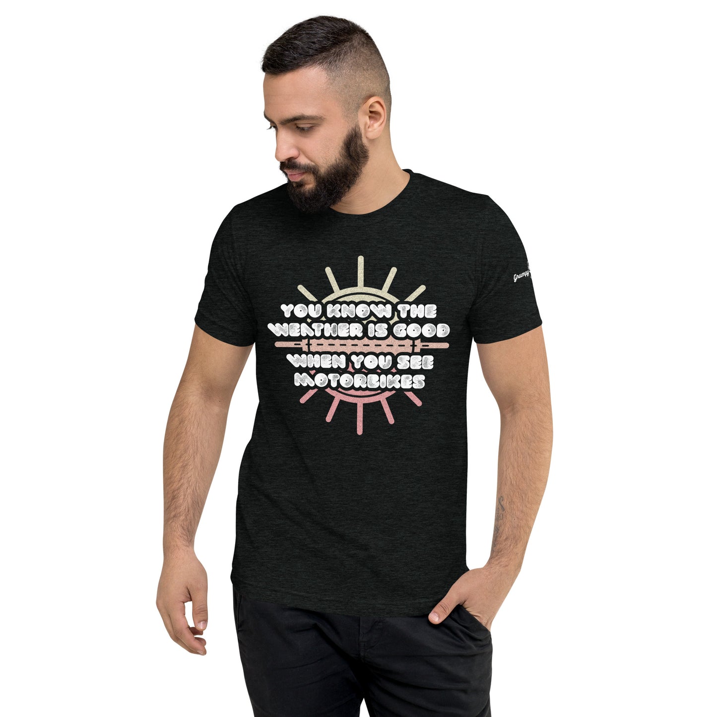 Good Weather - Vintage Biker Triblend T-Shirt