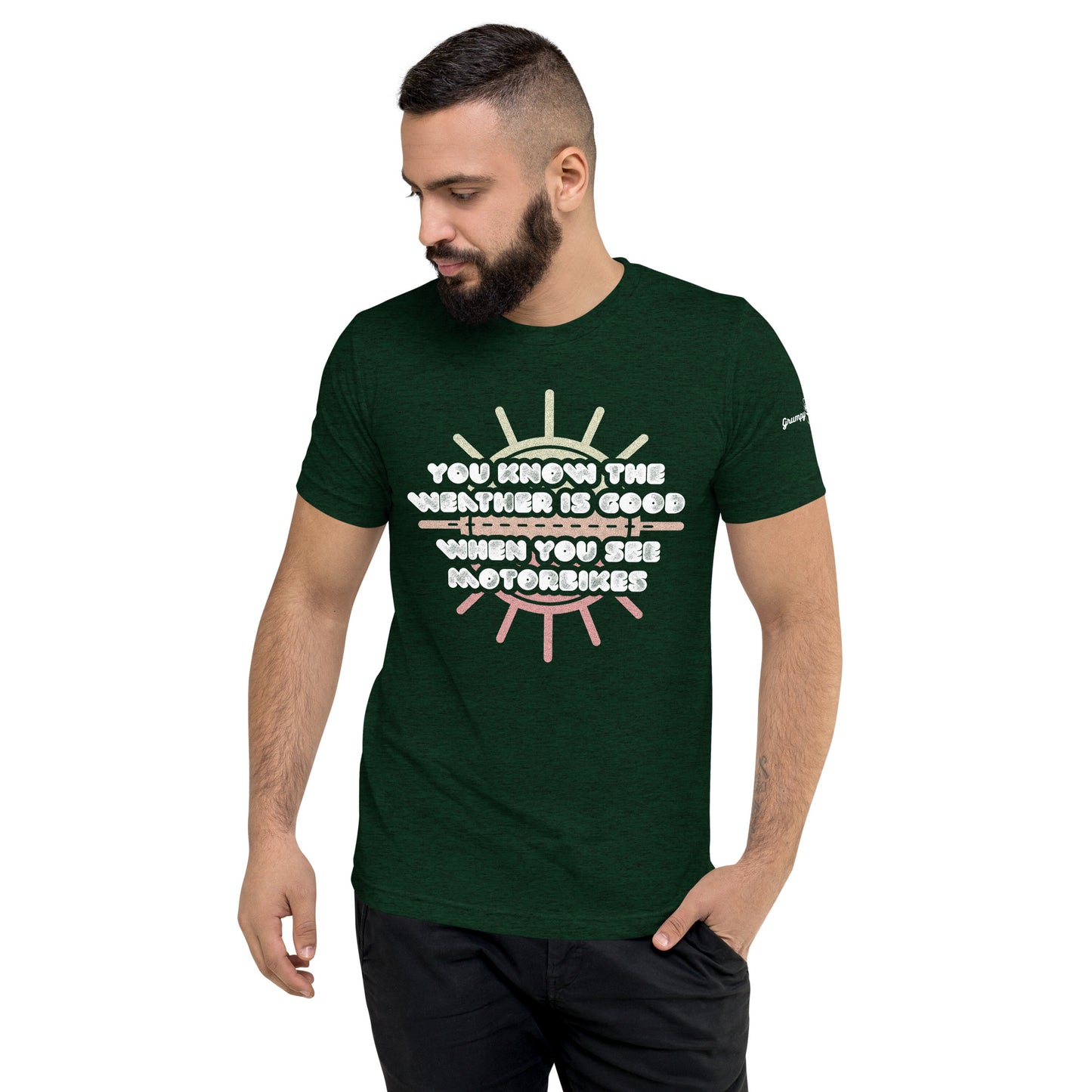 Good Weather - Vintage Biker Triblend T-Shirt