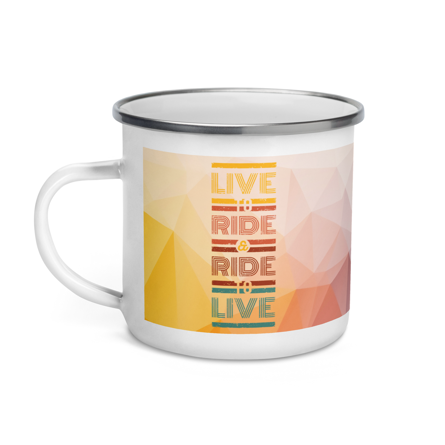 Live to Ride - Enamel Mug