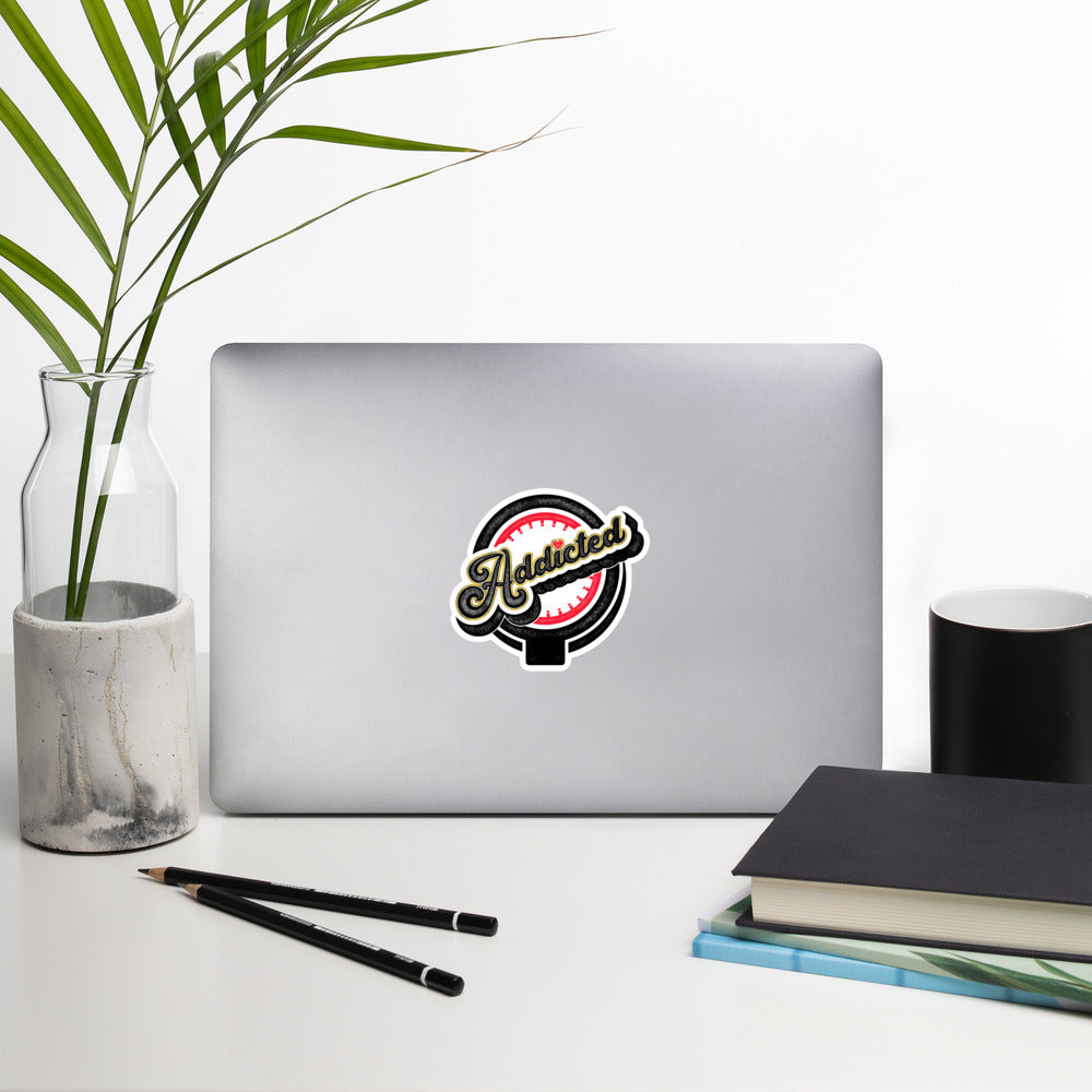 Addicted to Knitting Machines - Stickers