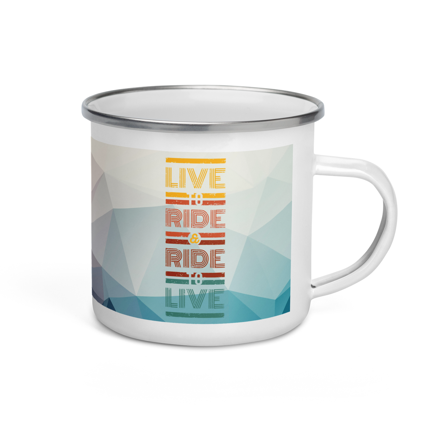 Live to Ride - Enamel Mug