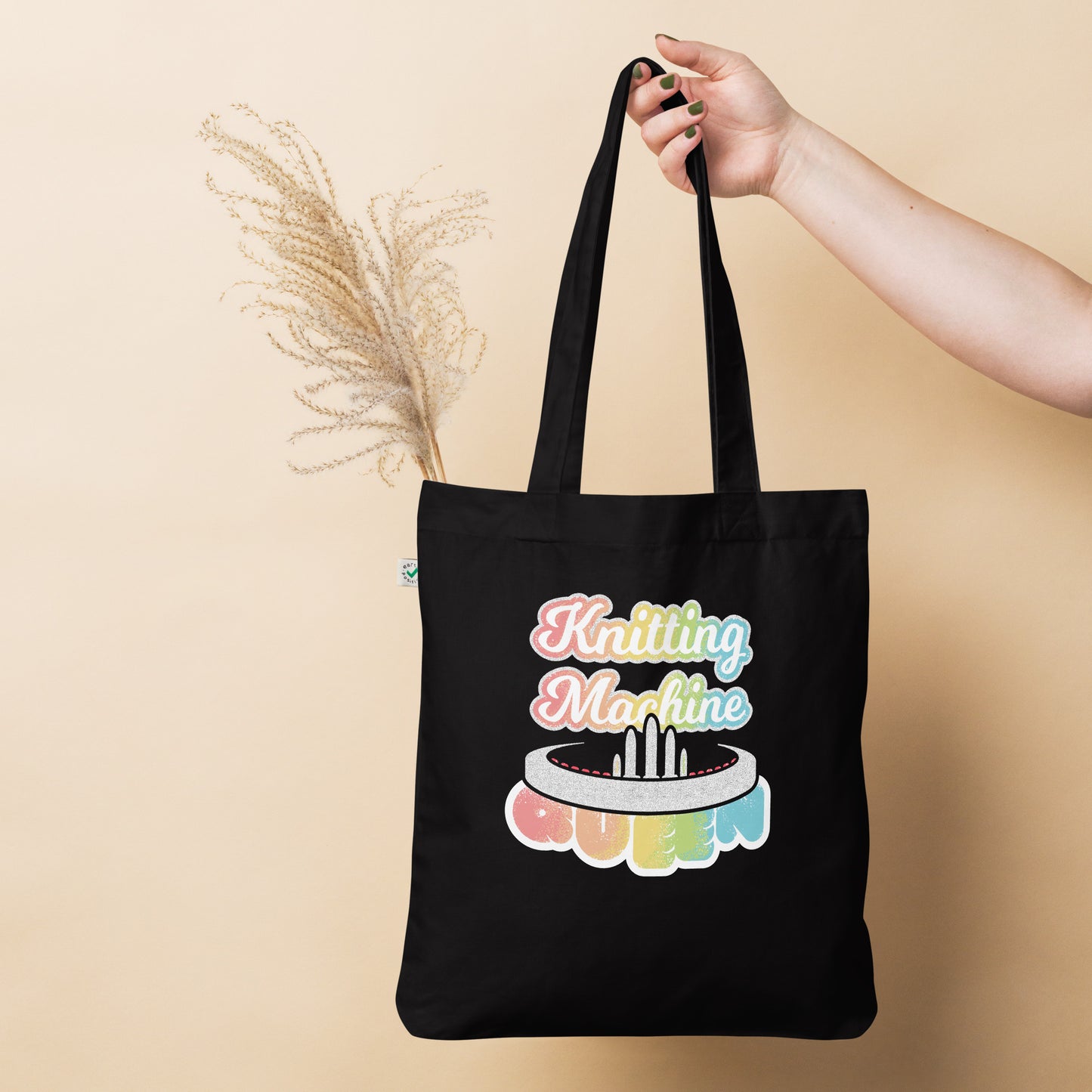 Knitting Machine Queen - Organic Tote Bag