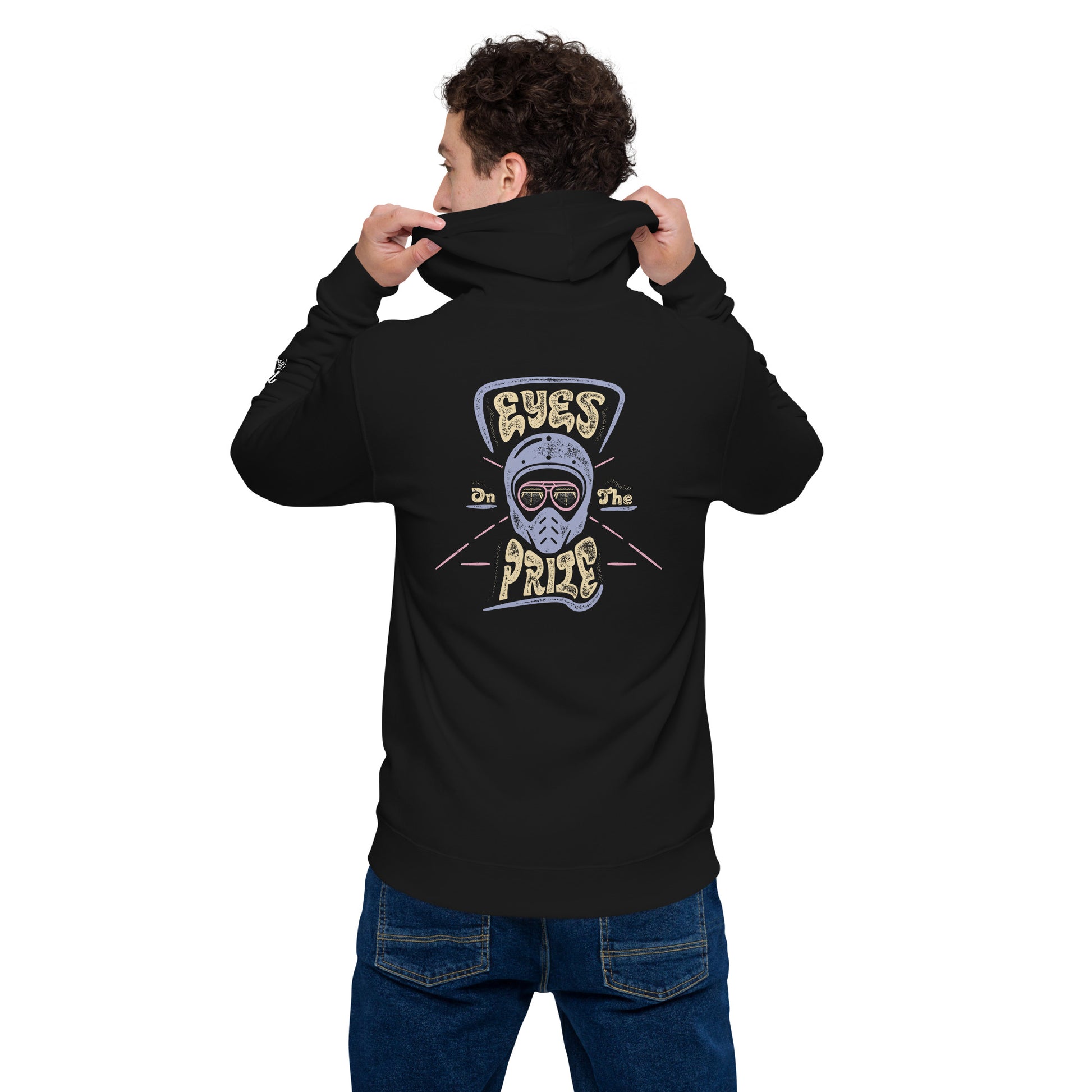 Eyes on the Prize zip hoodie – Grumpy Owl Graphics